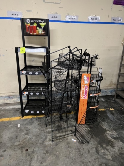 Group of assorted merchandisers