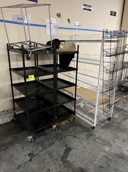 Group of 5 Tier Merchandisers