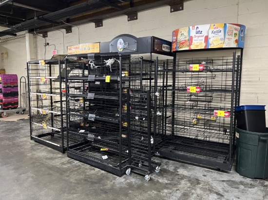 Group of End Caps and Metal Merchandisers