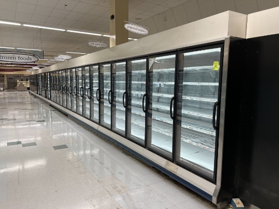 33 Door Run of Hussmann Low Temps