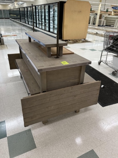 Wood Bakery Display