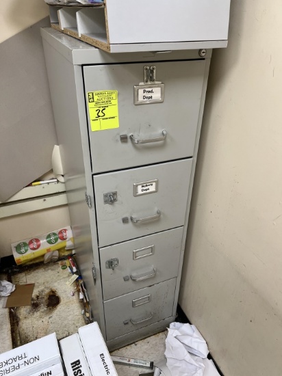 4 Drawer Metal File Cabinet