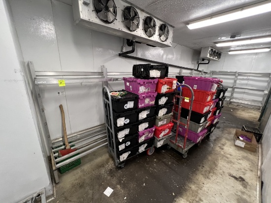 Cantilever Racks in walk in
