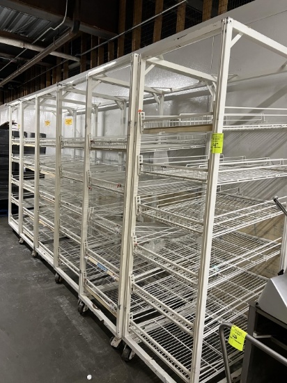 6 Tier Roll In Dairy Racks