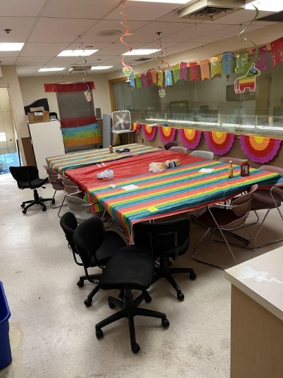 All Tables and Chairs in breakroom
