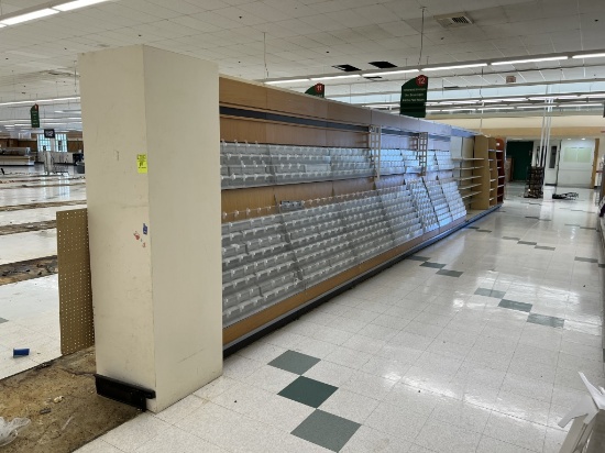 40ft Long Wood Card Shelving Inserts