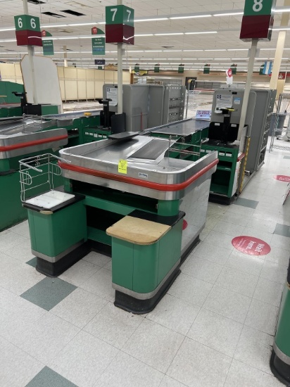 Pan Oston Dual Belt Checklane (No POS System)