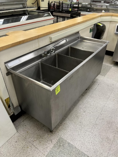 Stainless 3 Compartment Sink