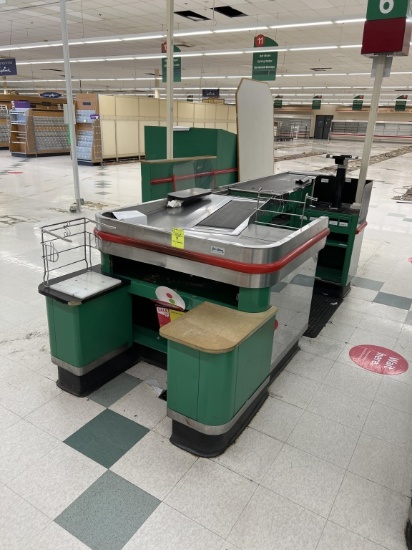 Pan Oston Dual Belt Checklane (No POS System)