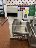 Stainless Hand Sink w/ Paper Towel/Soap Dispenser