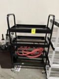 4 tier cart on casters