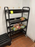 4 tier rack on casters