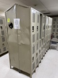 36 Doors of Metal Lockers
