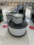 Pan Oston Single Belt Checklane w/ Bag Carousel