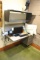 Wall Mounted Desk And Overshelf