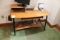 Metal Framed Wooden Desk