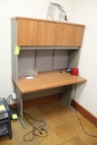 Desk W/ Overshelf