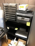 Shelving Unit W/ File Organizer