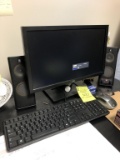 Dell Monitor, Keyboard, Mouse, Speakers