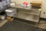 Stainless Steel Table On Casters