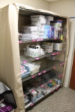 5' Metro Rack And Assorted Medical Supplies