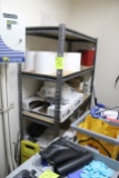 5' Heavy Duty Metal Shelving Unit And Contents