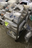 Stainless Steel Cart W/ Assorted Medical Supplies