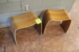 Single Seat Wooden Benches