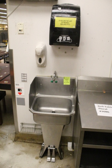 PBI Foot-Operated Hand Sink