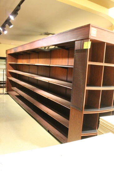 18' Of Lozier Liquor Gondola Shelving