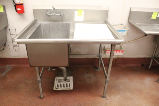 John Boos Stainless Steel Single Basin Sink