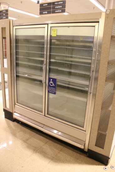 1991 Hussmann 2 Door Low Temp Case