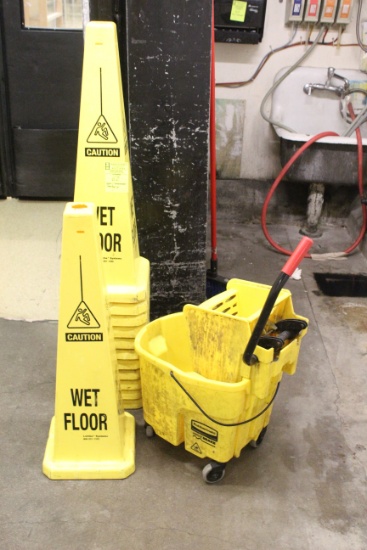 Group Of Janitorial Supplies