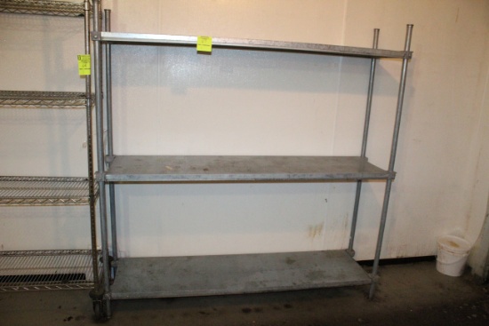 70" Aluminum Cooler Rack
