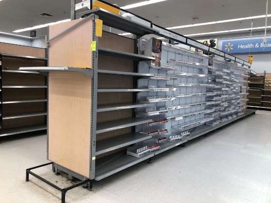 32’ Of LA Darling Gondola Shelving