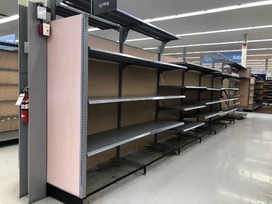 32’ Of LA Darling Gondola Shelving