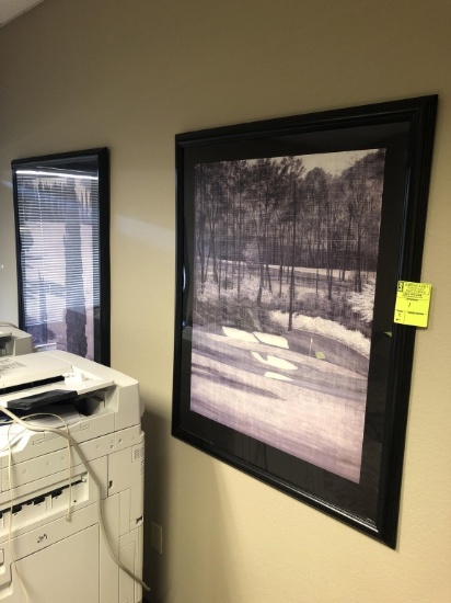 36in x 42in Framed Golf Prints