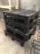 Group Of 4ft Plastic Dunnage In Meat Walk In