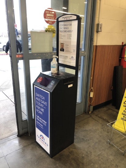Sanitizing Wipe Dispenser Station