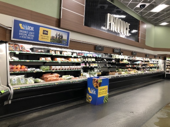 40ft Run Of 2002 Hussmann Multideck Produce Cases
