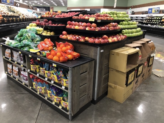 6ft x 6ft Dry Produce Merchandiser