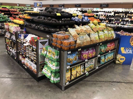 72in x 72in Dry Produce Display