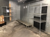 Assorted 4ft Metro Racks In Produce Walk In