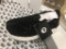 5 Pairs Of Malibu Latigo Black/White Sandals