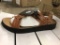11 Pairs Of Malibu Trancas Whiskey/Black Sandals