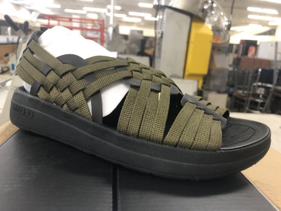 9 Pairs Of Malibu Canyon Nylon Sandals M: 6 W: 8