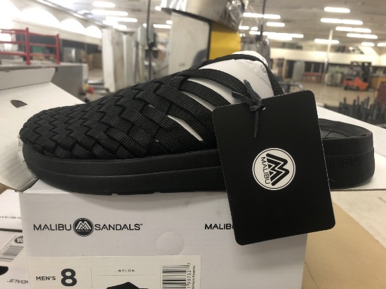 13 Pairs Of Malibu Colony Black Sandals