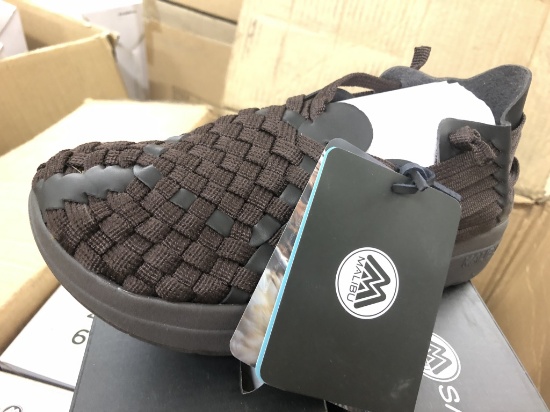 6 Pairs Of Malibu Latigo Brown/Mole Sandals