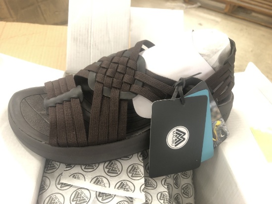 8 Pairs Of Malibu Canyon Brown/Mole Sandals