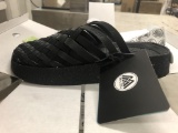 10 Pairs Of Malibu Colony Black Sandals